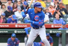 Willson Contreras’ criticism of the team sparks internal disagreement Wilson Contreras in action during a baseball game.