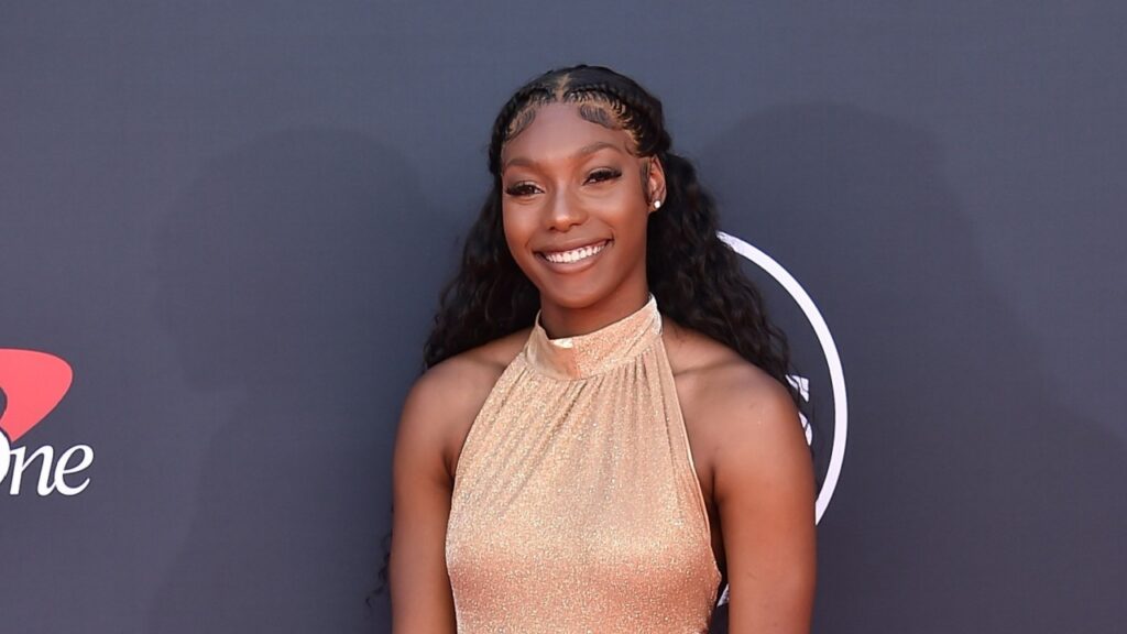 Angel Reese at an event