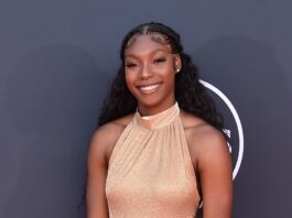 Angel Reese at an event