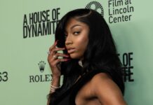Angel Reese attends a screening of A House of Dynamite during the 63rd annual New York Film Festival at Alice Tully Hall in New York