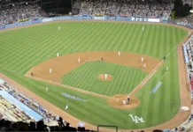 A view of Dodger Stadium