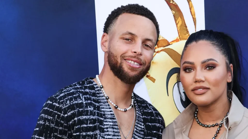 Stephen Curry and Ayesha Curry at an event