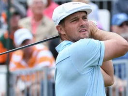 Bryson DeChambeau competing during the 2020 Arnold Palmer Invitational Final Round at Bay Hill Club in Orlando, Florida.