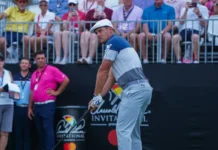 Bryson DeChambeau’s agency denies helping LIV Golf land new investor Bryson DeChambeau playing golf at the 2020 Arnold Palmer Invitational First Round Groupings at Bay HIll Club Lodge in Orlando, Florida.