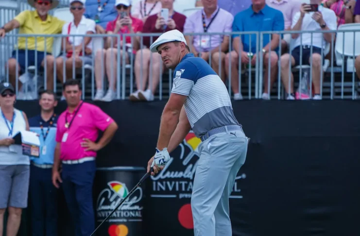 Bryson DeChambeau playing golf at the 2020 Arnold Palmer Invitational First Round Groupings at Bay HIll Club Lodge in Orlando, Florida.