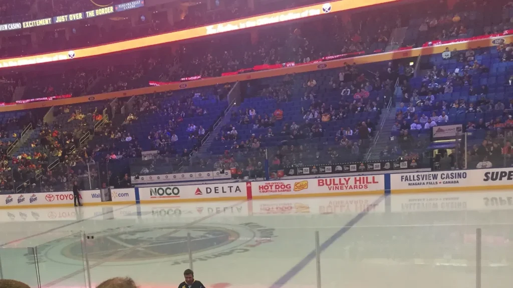 Buffalo Sabres preparing for a game