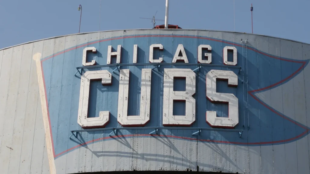 Chicago Cubs Marquee at Wrigley Field