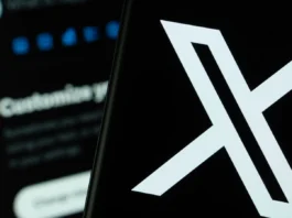 Logo of X on a mobile phone screen