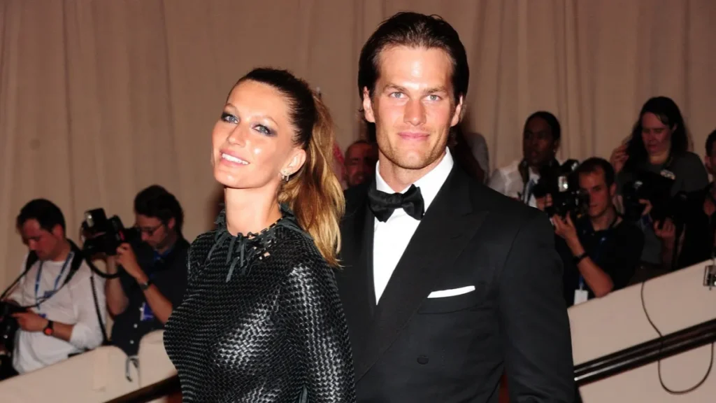 Gisele Bundchen and Tom Brady at an event