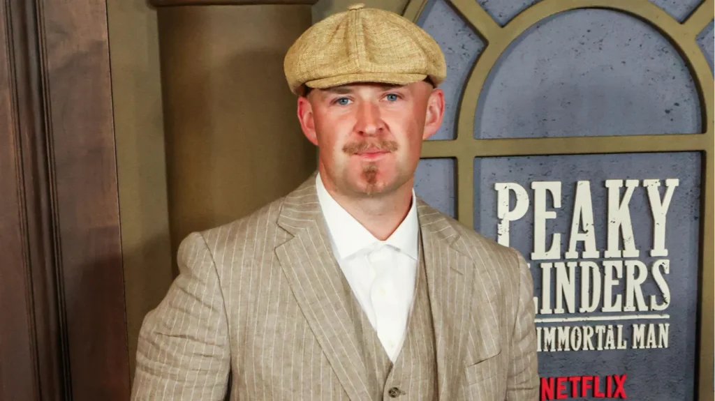 Harry Hall arrives at the New York Premiere Of Netflix's Peaky Blinders The Immortal Man
