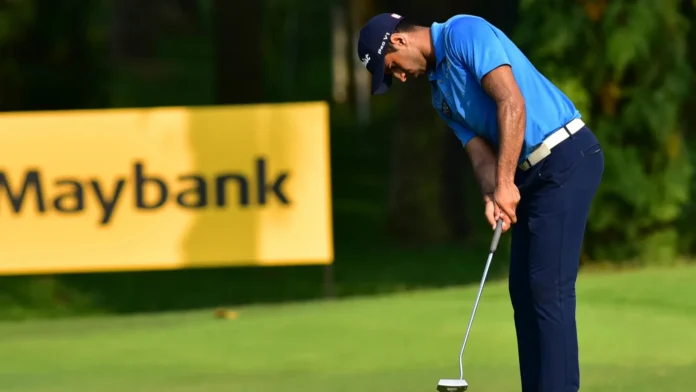 Aaron Rai at the Maybank Championship 2019