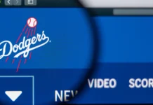 Los Angeles Dodgers logo.