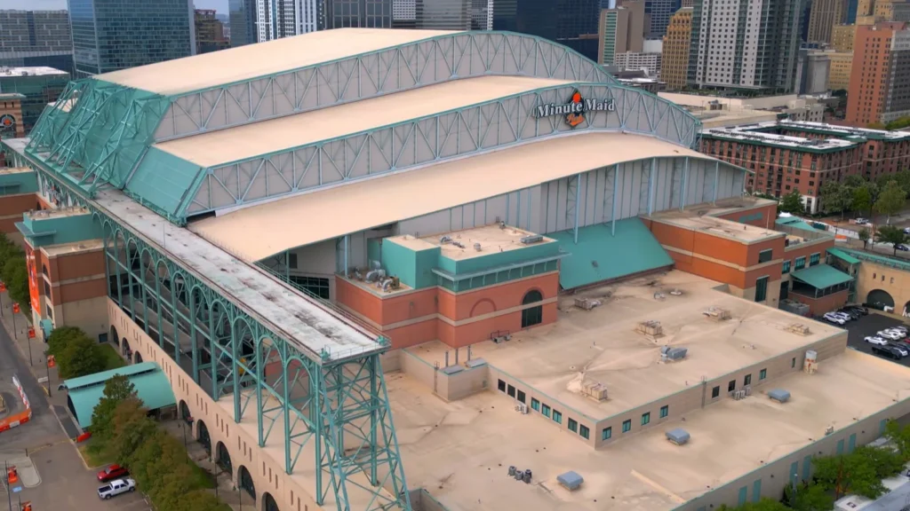 Minute Maid Park in Houston and home of the Houston Astros