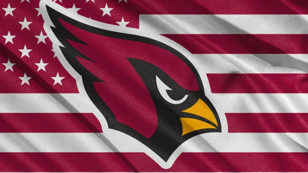 Arizona Cardinals logo on a fabric