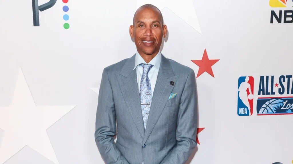 Reggie Miller arrives at an event