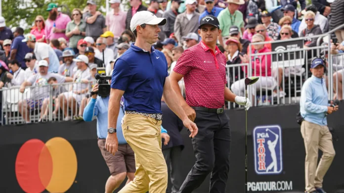 Rory McIlroy and Christiaan Bezuidenhout walking pass fans During the 2020 Arnold Palmer Invitational Final Round at Bay Hill Club in Orlando Florida on March 8 2020 Photo Credit Marty JeanLouis Rory McIlroy and Christiaan Bezuidenhout walking past fans during the 2020 Arnold Palmer Invitational Final Round at Bay Hill Club in Orlando, Florida