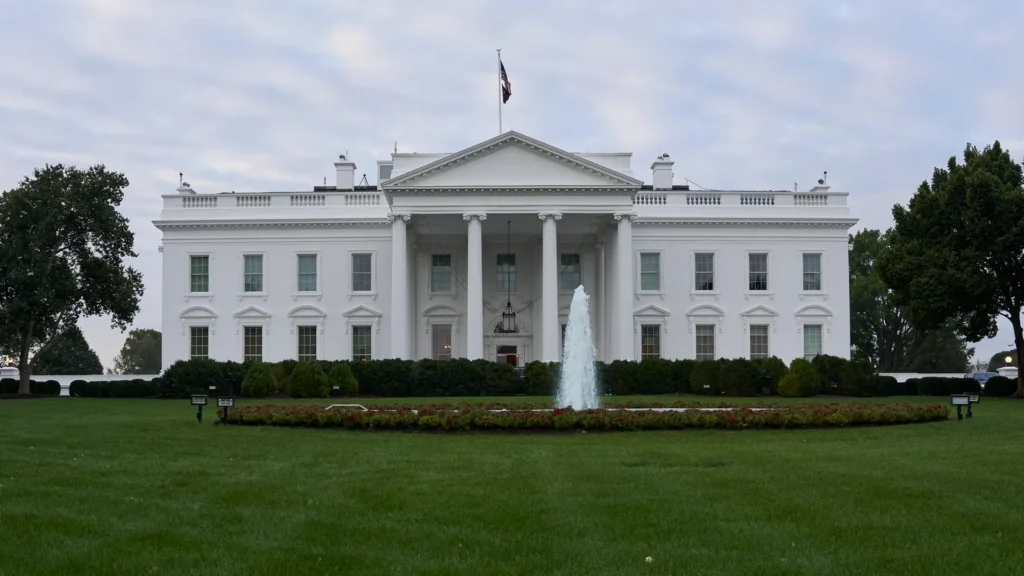 The White House in Washington DC september 2023