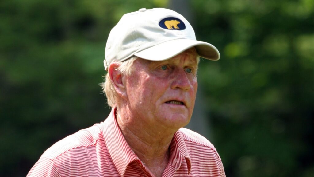 Jack Nicklaus at the golf club