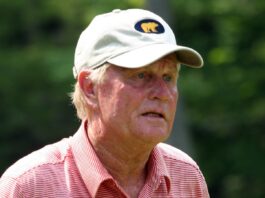 Jack Nicklaus at the golf club.
