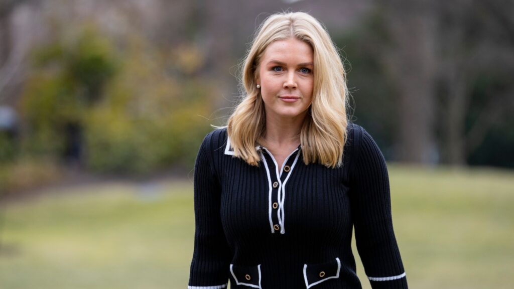Karoline Leavitt at the White House.
