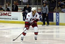 The Hurricanes are impossible to overlook after Stanley Cup win A Carolina Hurricanes player during the game.