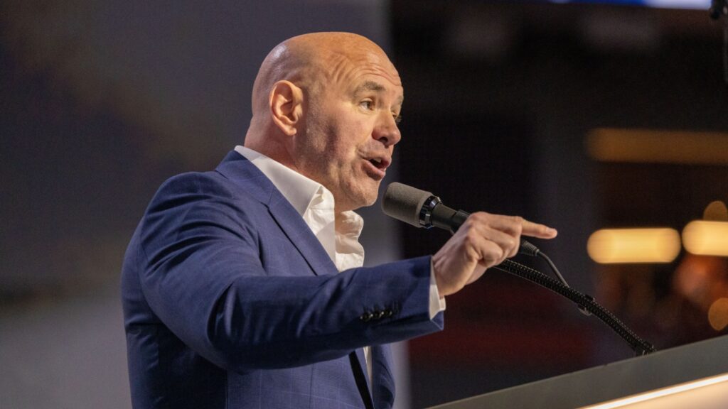 Dana White, CEO of Ultimate Fighting Championship at the Republican National Convention.
