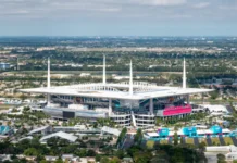 Miami Hard Rock stadium for super bowl.