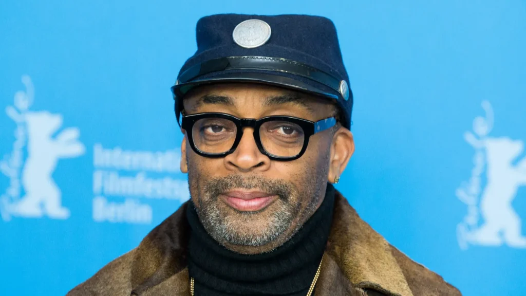 Spike Lee poses at the Berlin International Film Festival.
