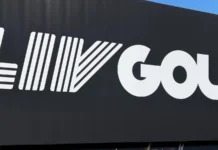 LIV Golf banner.