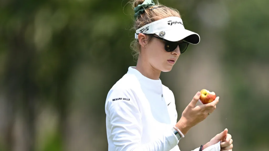 Nelly Korda from USA on the golf course