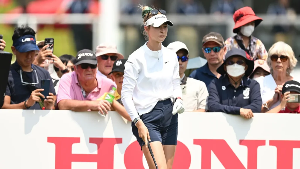 Nelly Korda from USA in action