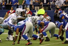 Dallas Cowboys line up