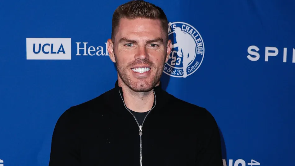 Freddie Freeman arrives at Kershaw's challenge 10th annual ping pong event