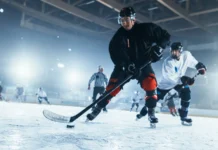 The hidden role of NHL defensemen that rarely appears on the scoresheet Ice hockey players in action during the game.