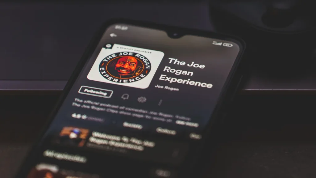 Joe Rogan podcast on Spotify