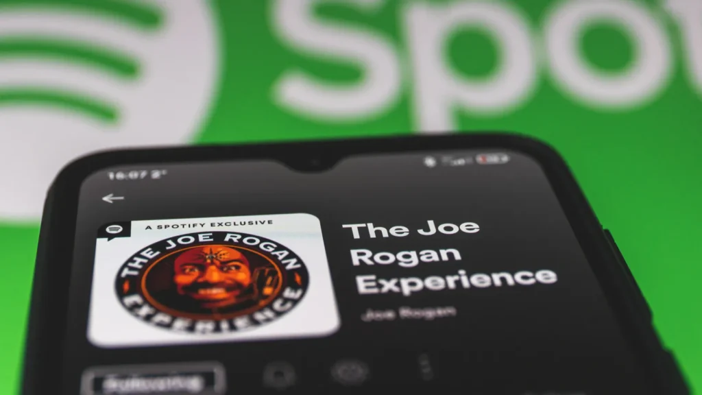 Joe Rogan podcast on Spotify