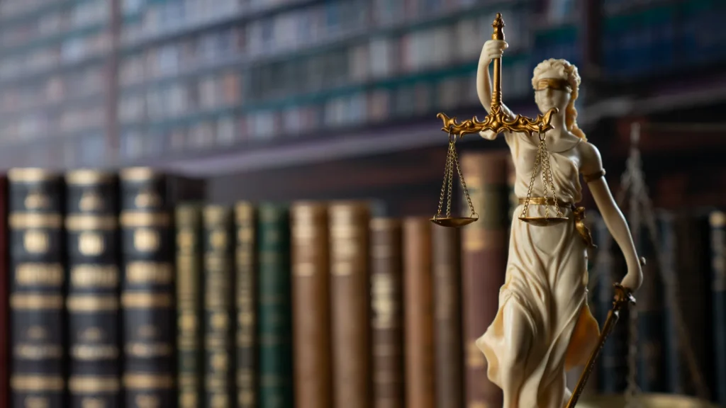 judge justice concept background symbol of justice themis