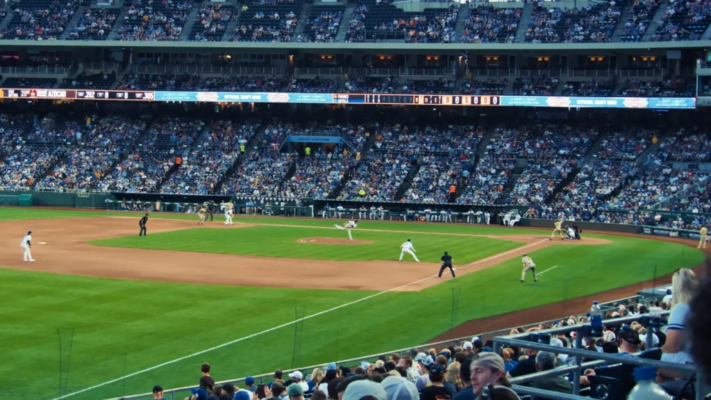 Kansas City Royals' players in action
