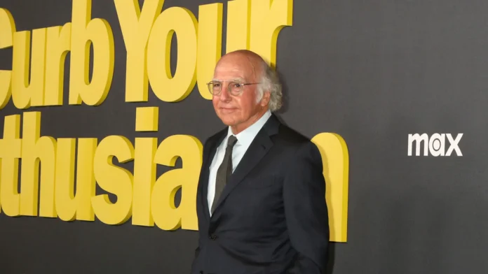 Larry David at the promotion of his event