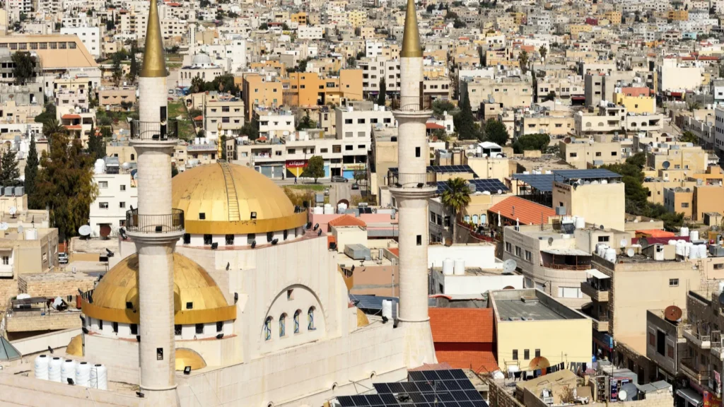 Panorama of Madaba city, Jordan