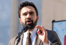 Knicks celebration overshadowed by James Dolan-Zohran Mamdani tension mayor Zohran Mamdani speaks at a may day rally