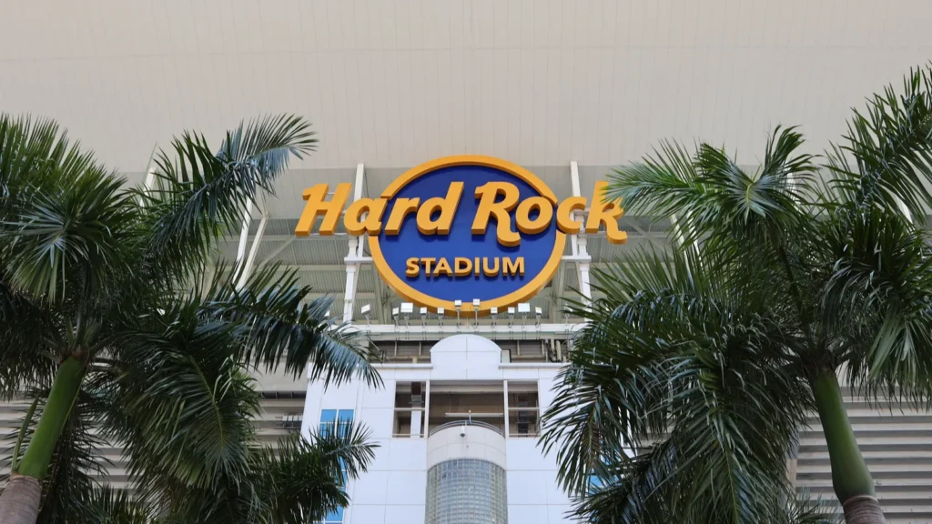 Hard Rock stadium entrance