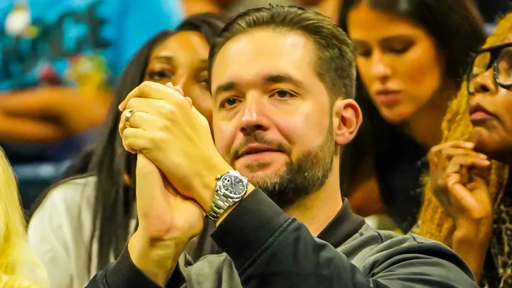 Alexis Ohanian attends the US Open Tennis Championship.