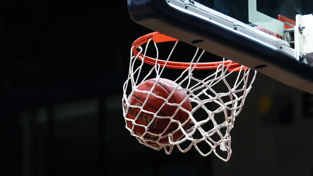 oldenburg germany november 20 2019eurocup ball inside the basket during