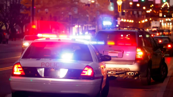 A police car