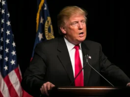 Donald Trump makes his stance clear on teams visiting the White House Donald Trump at a podium.