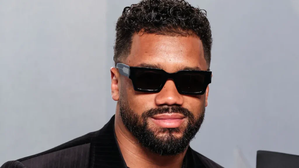 Russell Wilson arrives at the 2026 vanity fair Oscar party