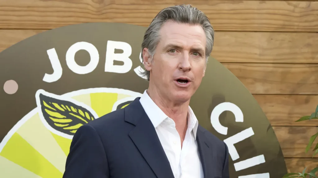 Governor Gavin Newsom at an event.