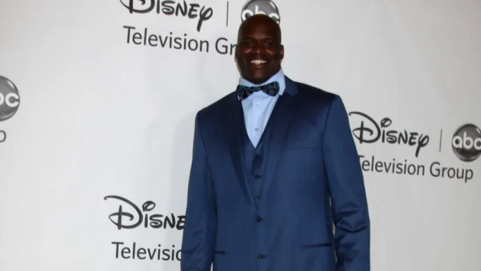 shaquille oneal Shaquille O'Neal at a Disney ABC Television Group event.