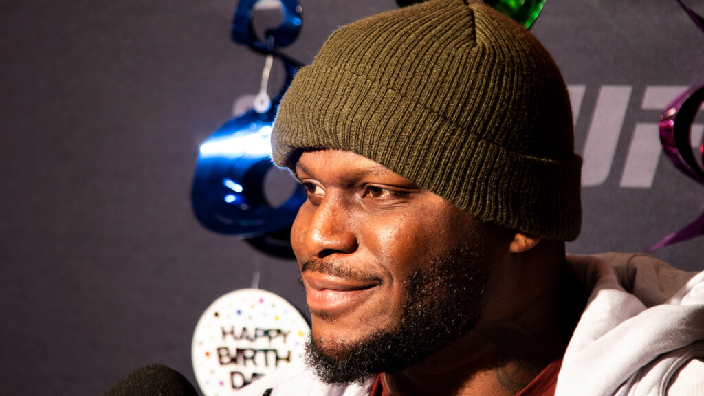 Derrick Lewis at Ultimate Media Day for UFC 247